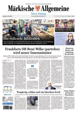 MAZ Luckenwalder Rundschau