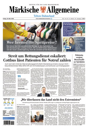 Märkische Allgemeine Dahme Kurier