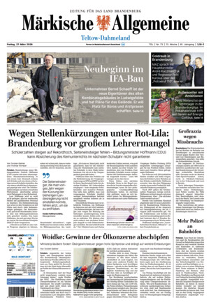 Märkische Allgemeine Dahme Kurier