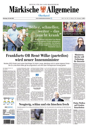 MAZ Neue Oranienburger Zeitung