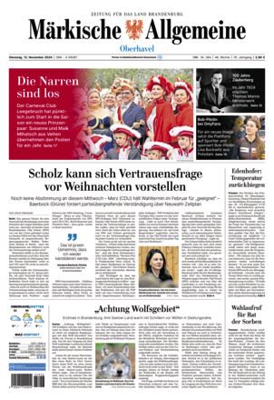 MAZ Neue Oranienburger Zeitung