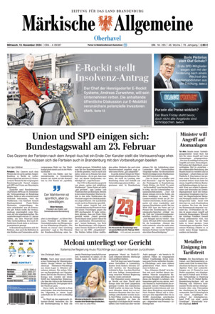 MAZ Neue Oranienburger Zeitung