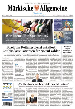 MAZ Neue Oranienburger Zeitung
