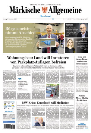MAZ Neue Oranienburger Zeitung