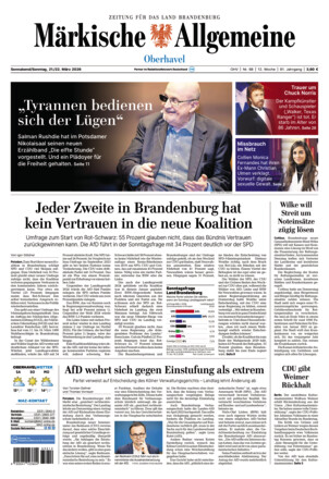 MAZ Neue Oranienburger Zeitung